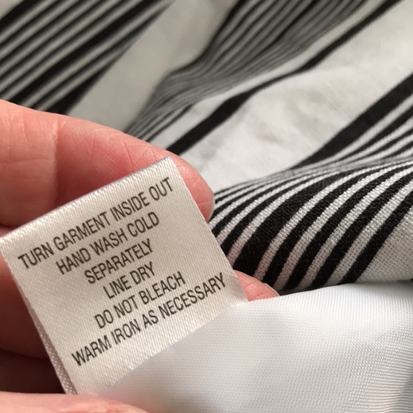 ❤️3X20 LÍNEA DONNA Women Striped White/ Black Casual Modern Blazer | 1X - Picture 12 of 13